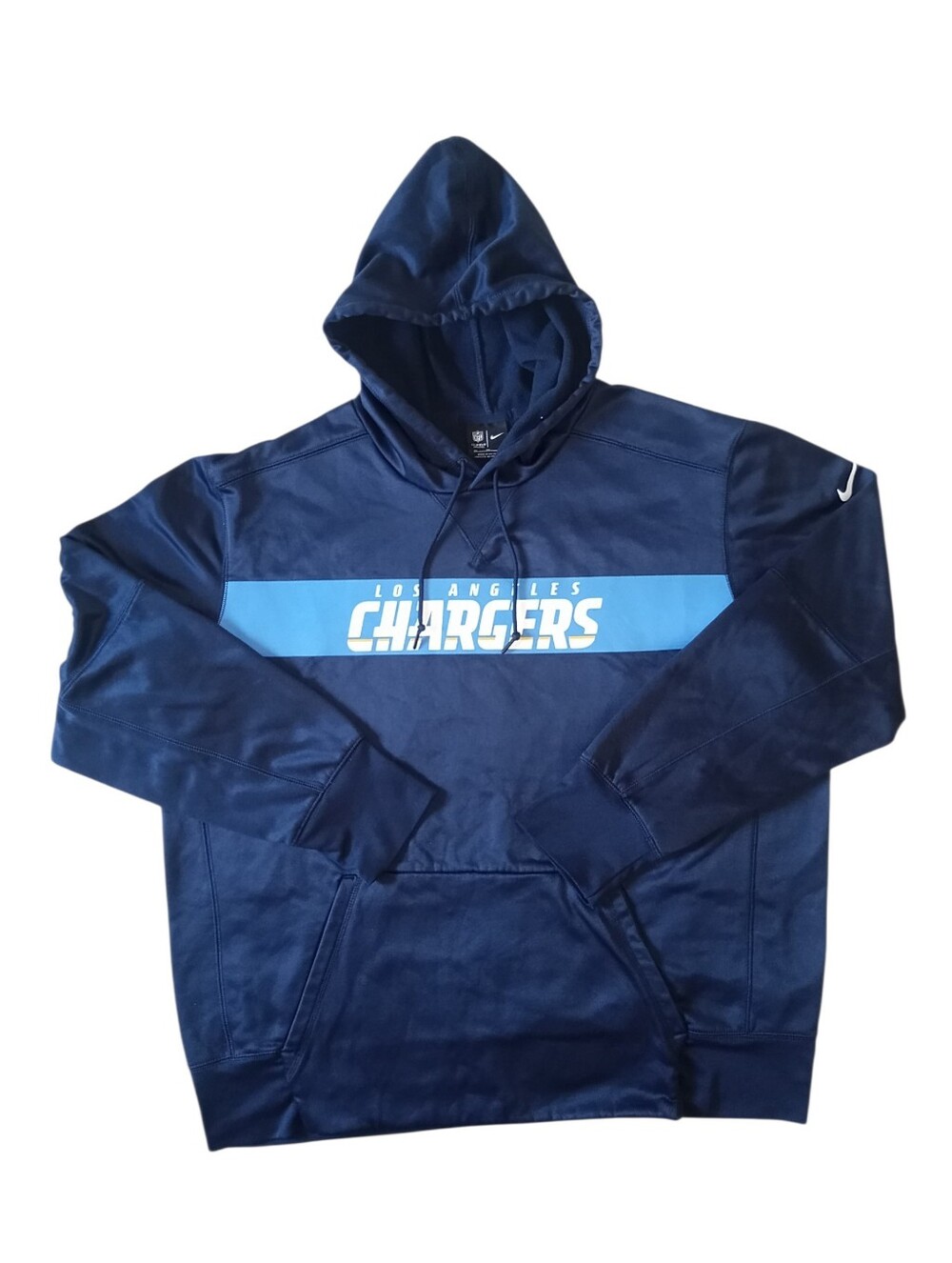 Nike X NFL Los Angeles Chargers Pullover Hoodie Therma-fit  Mens XL